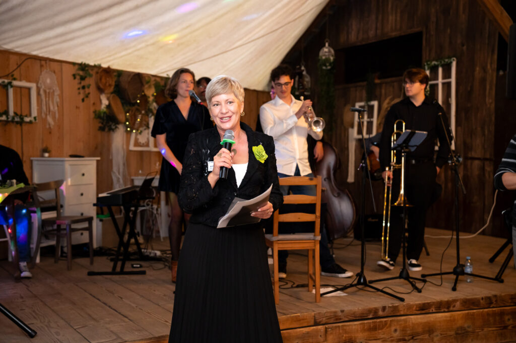 Barbara Božič, the event moderator
