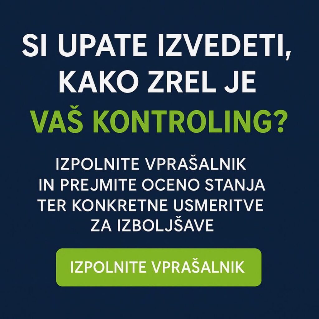 Kako zrel je vaš kontroling?